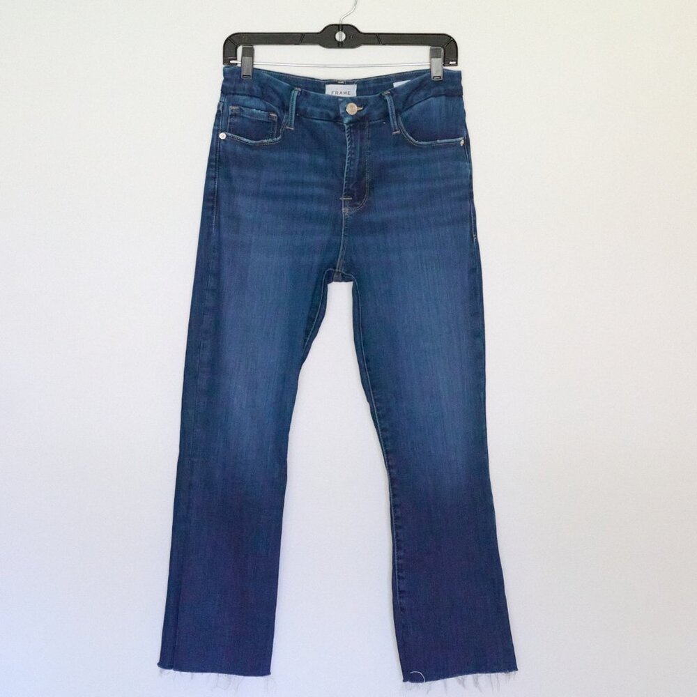 Frame Le Crop Mini Boot Jeans in Lupine (size 29)
